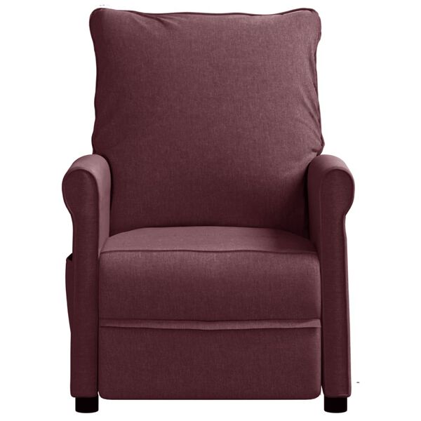 vidaXL Relaxsessel Elektrisch Lila Stoff