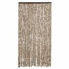 vidaXL Fliegenvorhang Beige und Braun 100x200 cm Chenille