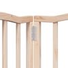 vidaXL 12-tlg. Hundetor mit T&uuml;r Faltbar 600 cm Pappelholz