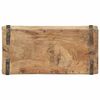 vidaXL Tablett Braun 30 x 15 x 9 cm Massives upgecyceltes Holz
