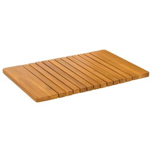 vidaXL Badematte Braun 59 x 40 cm Massives Akazienholz