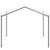 vidaXL Pavillon Wei&szlig; 4 x 4 x 2,6 m Stahl und Polyester