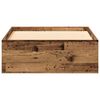 vidaXL Bettrahmen mit Schubladen Altholz 90 x 200 cm Holzwerkstoff