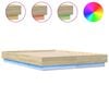 vidaXL Bettgestell mit LED Sonoma-Eiche 120x190 cm