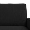 vidaXL Sofa Set 2 pcs Schwarz 182 x 80 x 82 cm Stoff