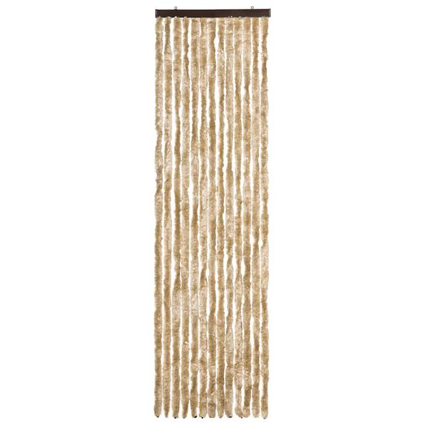 vidaXL Insektenschutz-Vorhang Beige 56x185 cm Chenille