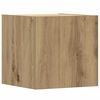 vidaXL 8-tlg. TV-Schrank-Set Wandmontage Artisan-Eiche Holzwerkstoff