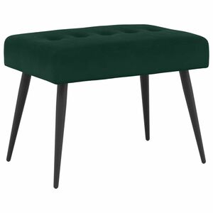 vidaXL Bank mit Knopfheftung Dunkelgr&uuml;n 60 x 40 x 45 cm Samt