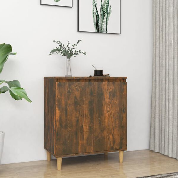 vidaXL Sideboard Räuchereiche 60x35x70 cm Holzwerkstoff