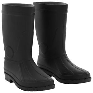 vidaXL Regenstiefel PVC Gr&ouml;&szlig;e 44 Schwarz