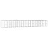 vidaXL Outdoor-Hundezwinger Verzinkter Stahl 29,04 m&sup2;