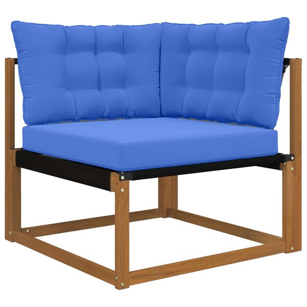 vidaXL Sofakissen f&uuml;r drau&szlig;en 3 pcs T&uuml;rkis Polyester