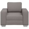 vidaXL Sofa Taupe 100 x 80 x 82 cm Stoff