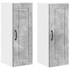 vidaXL Wandschrank PORTO 2 stk. Beton Grau Holzwerkstoff
