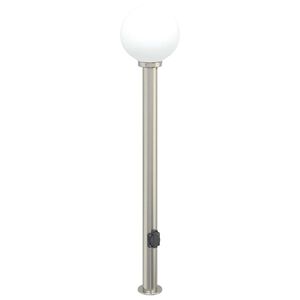 vidaXL Pollerleuchte mit Auslass 120 cm Edelstahl IP44