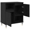vidaXL Sideboard Schwarz Eichen-Optik 60 x 35 x 70 cm
