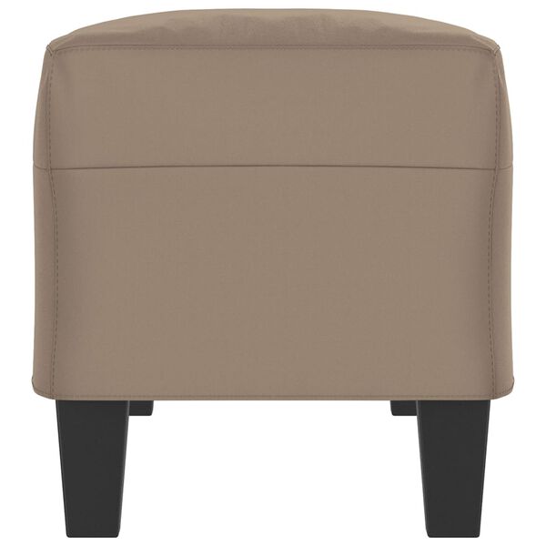 vidaXL Sitzbank Taupe 100x35x41 cm Mikrofasergewebe