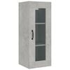 vidaXL H&auml;ngeschrank Betongrau 34,5x34x90 cm
