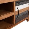 vidaXL TV-Schrank Massivholz Akazie 120x35x40 cm
