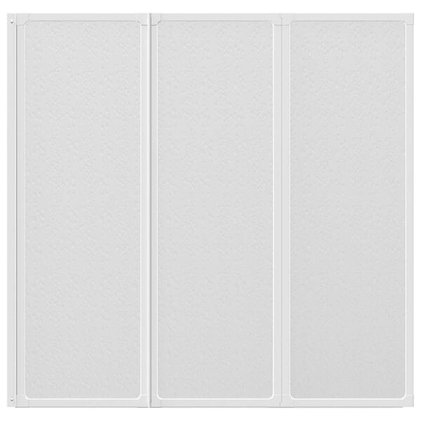 Duschwand 117x120 cm 3 Paneele Faltbar