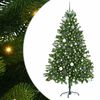 vidaXL Weihnachtsbaum mit 300 LEDs mit St&auml;nder Gr&uuml;n 180 cm PE