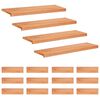 vidaXL Treppenstufen 16 stk. 100 x 25 x 2 cm Lack Massivholz Buche