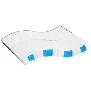 vidaXL Matratze Taschenfederkern Mittelfest 160x200 cm