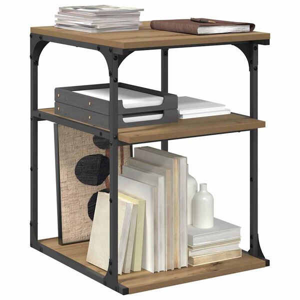 vidaXL Druckerst&auml;nder Artisan-Eiche 43 x 48 x 64 cm Holzwerkstoff