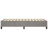 vidaXL Bettgestell ohne Matratze Hellgrau 80x200 cm Samt