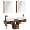 vidaXL Badezimmerschrank-Set 5 pcs Altholz 53 x 15,5 x 70 cm