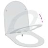 vidaXL Toilettensitz Wei&szlig; 44 x 36,4 x 3,4 cm Duroplast