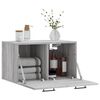 vidaXL Wandschrank Grau Sonoma 60x36,5x35 cm Holzwerkstoff