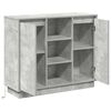 vidaXL LED-Sideboard Beton Grau 90 x 32 x 75 cm Holzwerkstoff