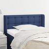 vidaXL Kopfteil mit Ohren Blau 93x16x78/88 cm Stoff