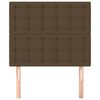 vidaXL Kopfteil Dunkelbraun 90x5x118/128 cm Stoff