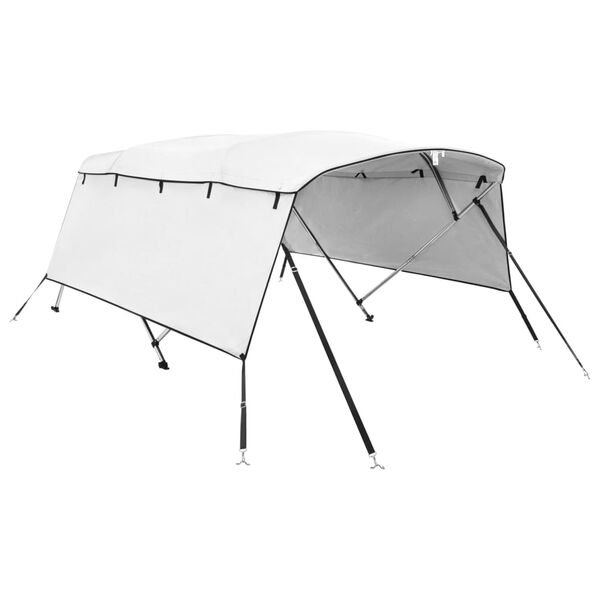 vidaXL 4-Bow Bimini-Top mit Seitenteilen 243x(170-182)x137 cm