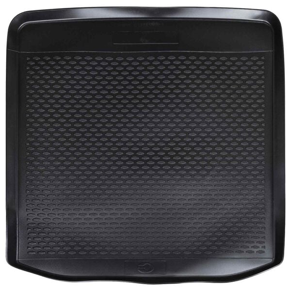 vidaXL Kofferraummatte Schwarz TPE