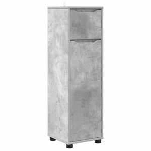 vidaXL Badezimmerschrank Beton Grau 30,5 x 30 x 101 cm Holzwerkstoff
