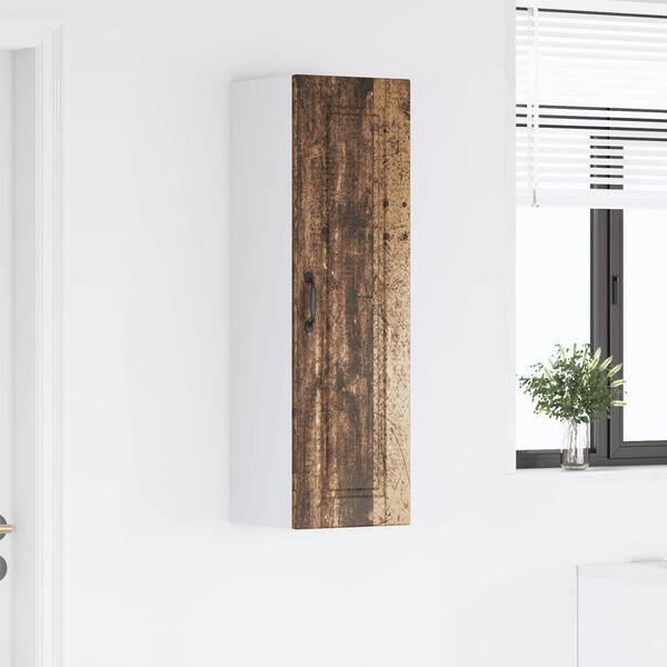 vidaXL K&uuml;chenschrank mit Regal Altholz 30 x 31 x 100 cm Holzwerkstoff