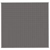 vidaXL Gewichtsdecke Grau 220x240 cm 15 kg Stoff