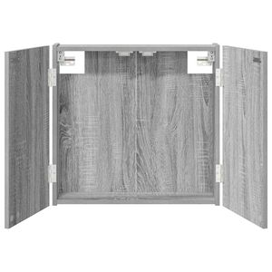 vidaXL Dartboard Schrank Sonoma-Grau 56 x 12 x 53,5 cm Holzwerkstoff