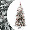 vidaXL K&uuml;nstlicher klappbarer Weihnachtsbaum 120 cm 150 LEDs