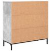 vidaXL Sideboard Beton Grau 79,5 x 33 x 82 cm Holzwerkstoff