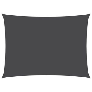 vidaXL Sonnensegel Oxford-Gewebe Rechteckig 3x5 m Anthrazit
