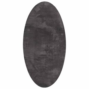 vidaXL Teppich HUARTE Anthrazit 100 x 200 cm 100 %Polyester