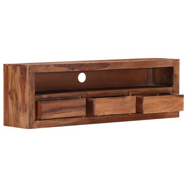 vidaXL TV-Schrank 120x30x40 cm Massivholz Akazie