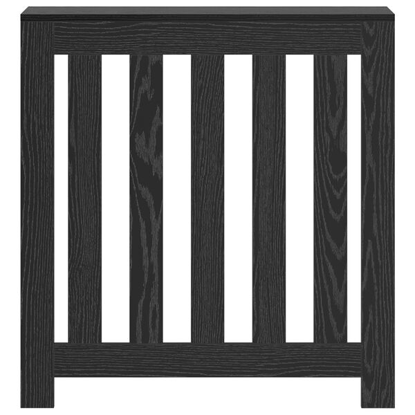 vidaXL Heizk&ouml;rperabdeckung Schwarz Eichen-Optik 78 x 20 x 82 cm