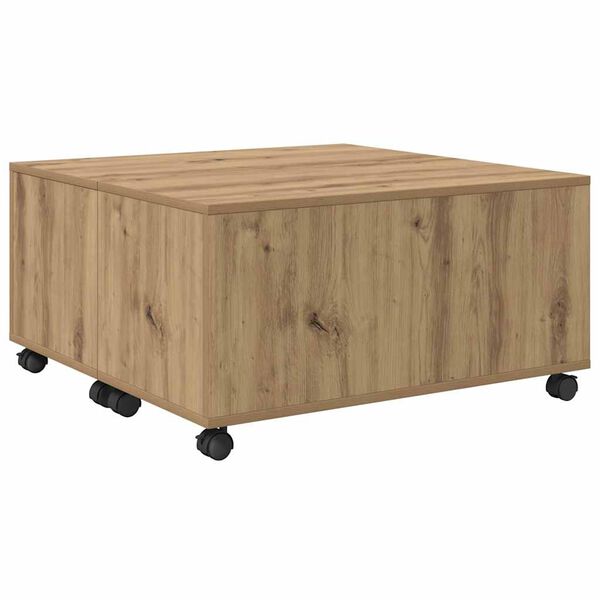 vidaXL Couchtisch Artisan-Eiche 75 x 75 x 38 cm Holzwerkstoff