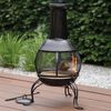 RedFire Gartenkamin Sauda Bronzen Stahl