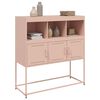 vidaXL Sideboard Rosa 100,5x39x107 cm Stahl